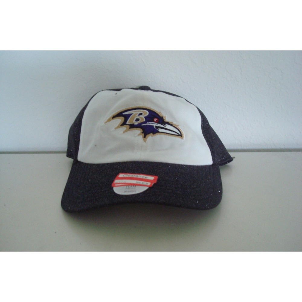 BALTIMORE RAVENS SZ STRAPBACK DEADSTOCK HAT CAP VINTAGE A2